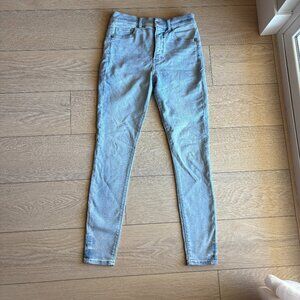 Express Light wash skinny jeans Size 4L